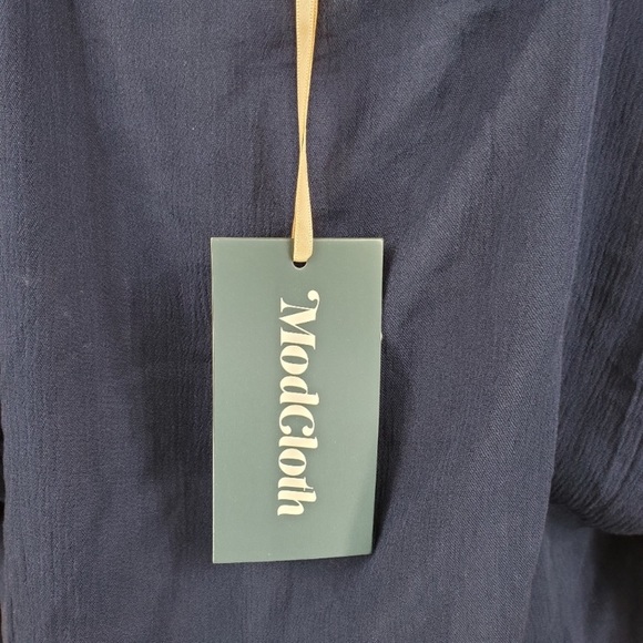 NWT Modcloth Navy Blue top - Picture 7 of 8